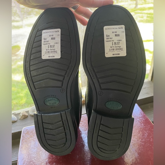 Sandro Mens brown 10 D DE Leather split square oxford comfort dress casual shoe - Picture 7 of 9